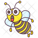 Cartoon Bee Honey Bee Animal Icon