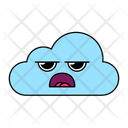 Shocked Emoji Shocking Expression Cloud Emoji Icon