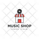 Music Shop Shop Tag Shop Label Icon