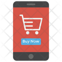 Shopping App Internet Buying E Commerce Icon