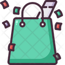 Shopping Bag Gift Card Coupon Icon