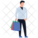 Shopping Boy Leisure Time Buying Icon