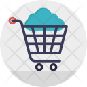Cloud Shopping Cart Icon