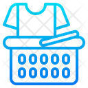 Shopping Cloth Basket T Shirt Icon