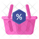 Shopping Discount Discount Sales Discount Basket Icon
