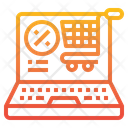 Discount Shopping Online Icon