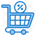 Cart Shopping Label Icon