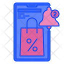 Shopping Discount Notification Icon