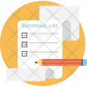Shopping List Wish Icon