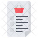 List Shopping Paper Icon