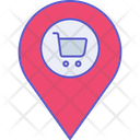 Shopping Market Location Icon