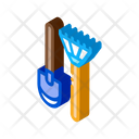 Shovel Rake Gardener Icon