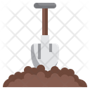 Shovel Ground Construction And Tools Icon