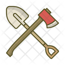 Tool Shovel Axe Icon