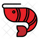Shrimp Seafood Shellfish Icon
