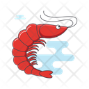 Shrimp Seafood Food Icon
