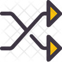 Shuffle Random Cross Icon