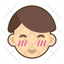 Shy Expression Emoji Icon