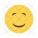 Shy Emoji Face Icon