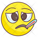 Sick Emoji Sick Expression Emotag Icon