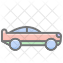 Side View Of Car  Icon