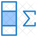 Sigma Column Data Icon