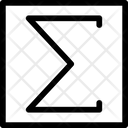 Sigma Sign  Icon