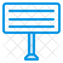 Sign Board Banner Icon