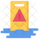 Sign Wet Floor Icon