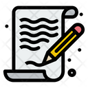 Sign Document  Icon