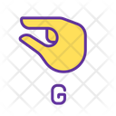 G Letter Sign Icon