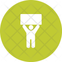 Sign Holder Human Icon