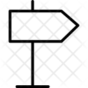 Signpost Sign Board Icon