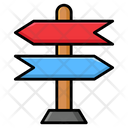 Guidepost Signpost Direction Post Icon