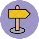 Signpost Direction Post Icon