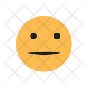 Silent Face Emoji Emoticons Icon