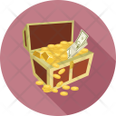 Silver Biscuit Money Icon
