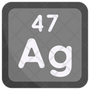 Silver Periodic Table Chemists Icon