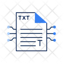 Simbolo De Generacion De Texto Icono