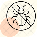 Simbolo De No Pesticida Icono