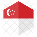 Singapore Flag Country Icon