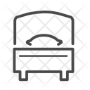 Single Bed Bed Furniture Icon