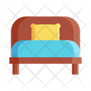Single Bed Sleeping Bed Bed Icon