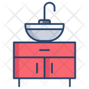 Sink With Storage Icon