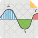 Sinusoidal Graph  Icon