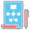 Template Map Design Sitemap Icon
