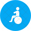 Sitting Wheelchair Icon