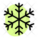 Six Branches Snowflake Icon