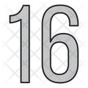 Numbers Days 16 Icon