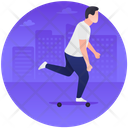 Skateboarding  Icon